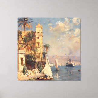 Impressionist Egypt around 1905 Canvas Print