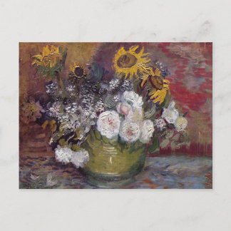 Impressionist Floral Still Life - Vincent van Gogh Postcard