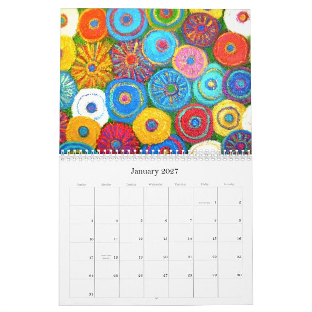 Impressionist Florals Calendar (Jan 2027)