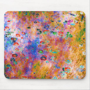 impressionist flower mouse mat