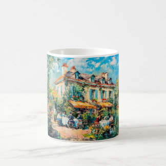 Impressionist Garden Art Mug Summer House Gatherin