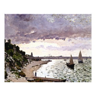 Impressionist Landscape with Coast Photo Print