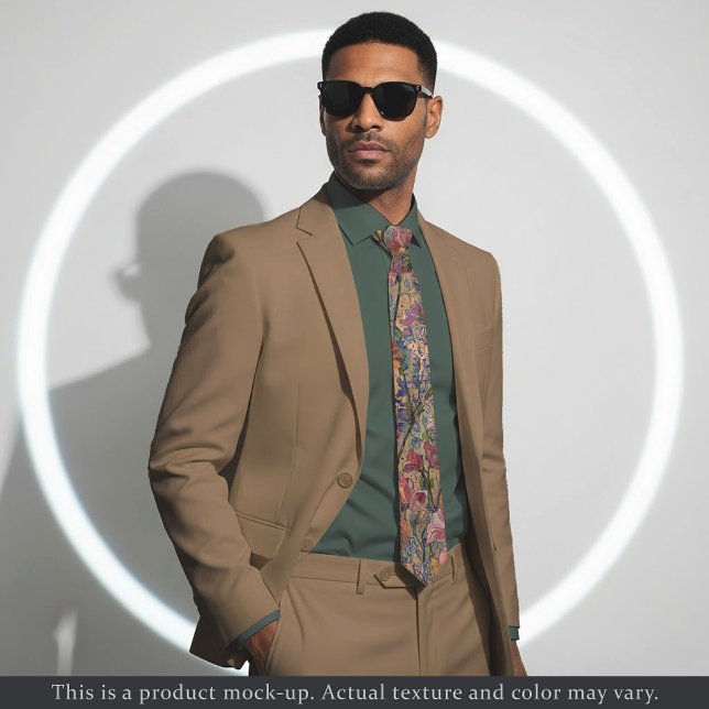 Impressionist Meadow Floral Necktie (Creator Uploaded)