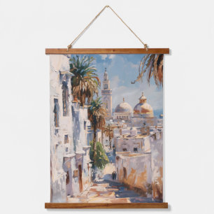 Impressionist motiv of Tunis Hanging Tapestry