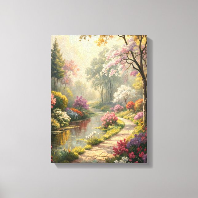 impressionist painting canvas print (Front)