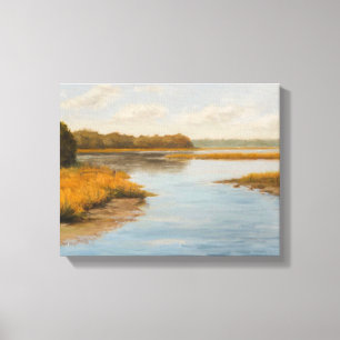 Impressionist Painting Long Island New York Beach Canvas Print