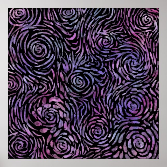 Impressionist roses  poster (Front)