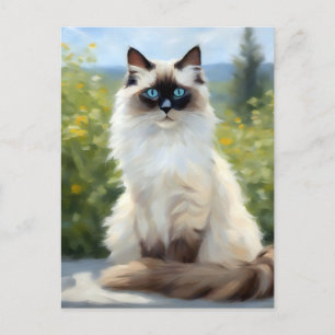 Impressionist Serenity The Ragdoll Postcard