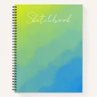 Impressionist Styled Gradient Sketchbook Notebook