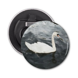 Impressionist Swan Bottle Opener