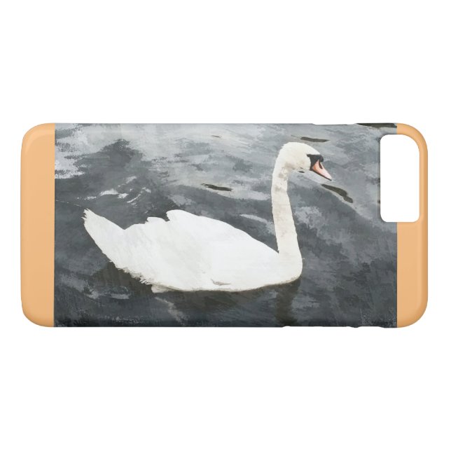 Impressionist Swan Case-Mate iPhone Case (Back (Horizontal))