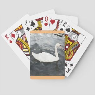 Impressionist Swan Playing Cards