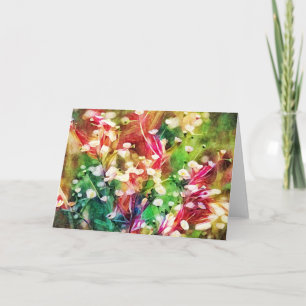 Impressionist Wild Flowers Note Card