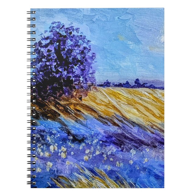 Impressionistic fine art. Van Gogh style  Notebook (Front)