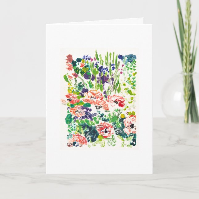 Impressionistic Garden Card (Front)