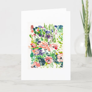 Impressionistic Garden Card