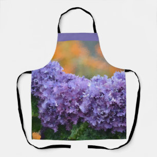 Impressionistic Hydrangea Apron