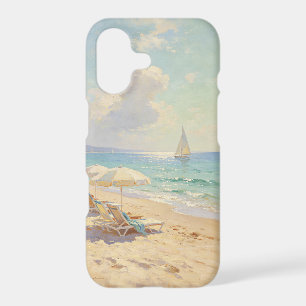 Impressionnisme de la plage ensoleillée