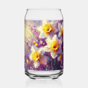 Impressionniste Daffodique Floral Purple Jaune Art