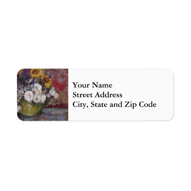 Impressionniste Floral Still Life - Vincent van Go (Devant)