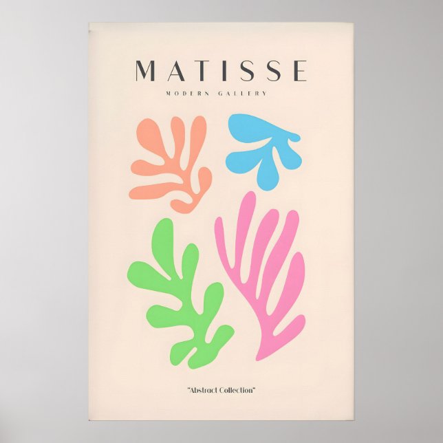 Impressions d'art de Matisse - Découpes abstraites (Devant)