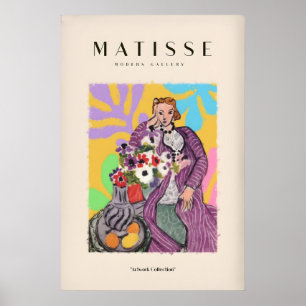 Impressions d'art de Matisse - Femme stylisée avec