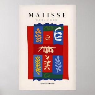 Impressions d'art de Matisse - Figure abstraite bl
