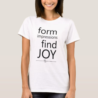 Impressions de formulaire, Trouver un t-shirt Joy