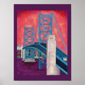 Impressions de Philly (pont Ben Franklin)