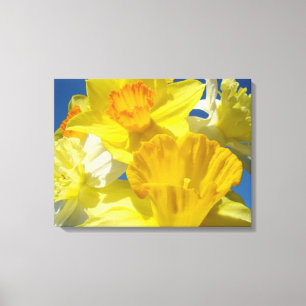 Impressions de photographie sur toile de narcisse