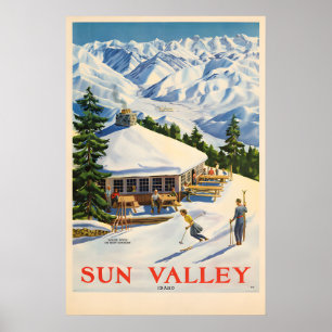 Impressions de vieilles affiches de voyage de Sun