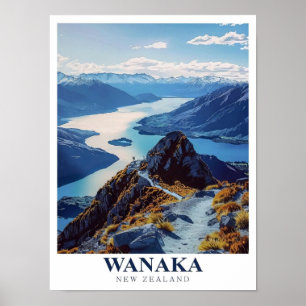 Impressions de Wanaka - Affiche de Roys Peak -Wana