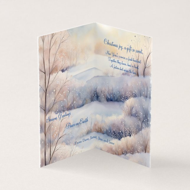 Impressions d'hiver Pastel : Minimaliste Personnal (Inside)