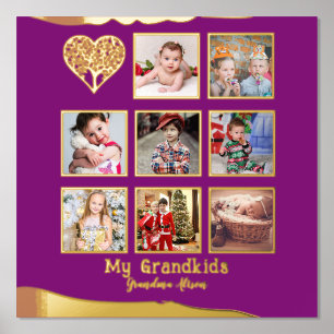 Impressions Dorure 12x12 Photo Collage VRAI OR FOIL Magenta Rose