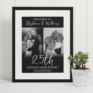 Impressions Dorure 2 Photo Affiche de bienvenue du 25e anniversaire d