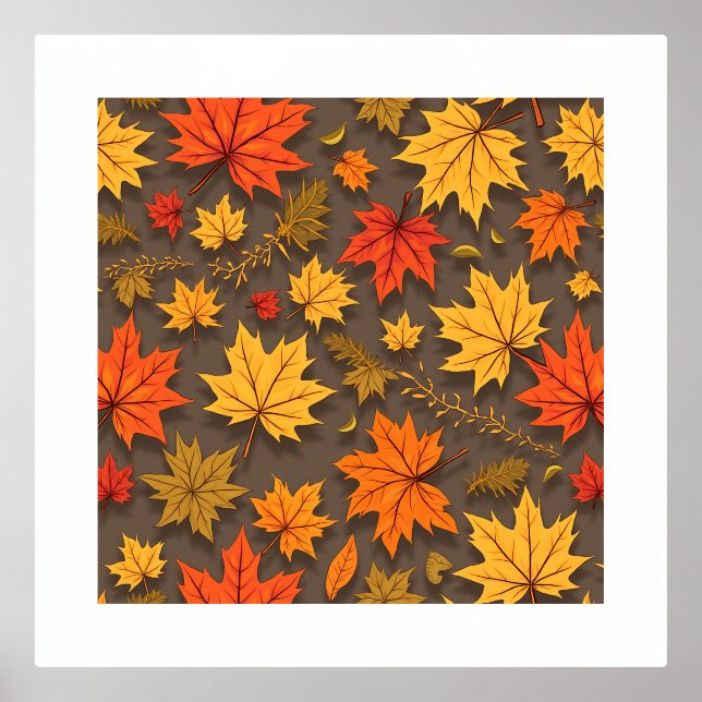 Impressions Dorure affiche d'automne (Recto)