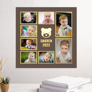 Impressions Dorure Ajouter vos propres photos 7 Collage photo enfant