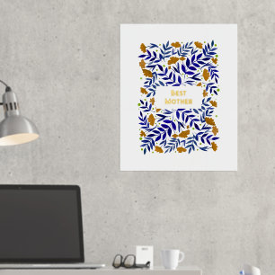 Impressions Dorure Aquarelle magique Jardin Jaune Fête des mères