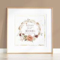 Aquarelle végétale Vintage moderne