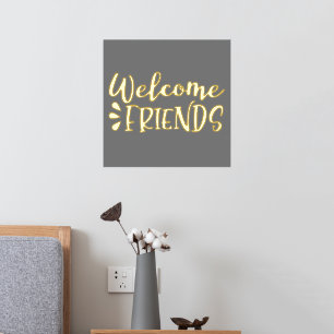 Impressions Dorure Bienvenue Amis Gold Foil