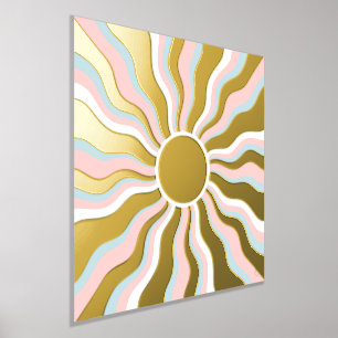 Impressions Dorure Boho Wavy Sun Rays Retro Design
