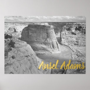 Impressions Dorure Canyon Ansel Adams noir et blanc Photographie
