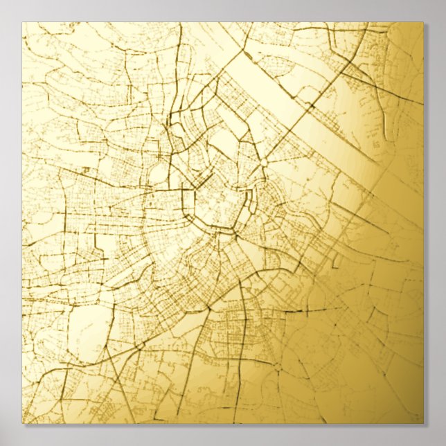 Impressions Dorure Carte cadeau élégant moderne Vienne, Autriche (Recto)