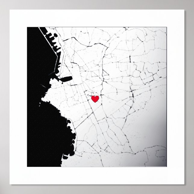 Impressions Dorure Carte de Marseille France Classy Moderne Élégant C (Recto)