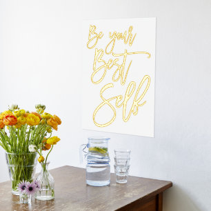 Impressions Dorure Citation Motivationnelle Soyez Votre Meilleur Auto