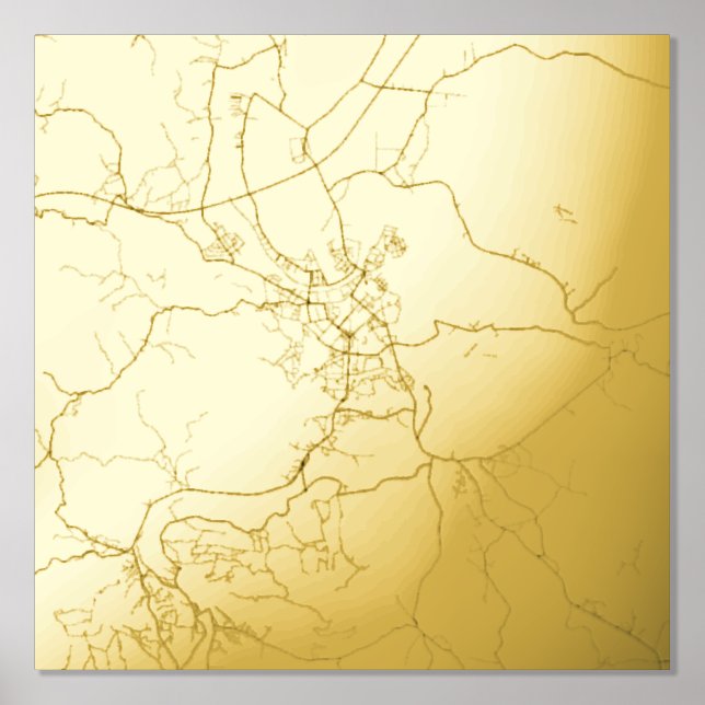 Impressions Dorure Classy Moderne Élégant Cadeau Carte Cadeau Karlova (Recto)