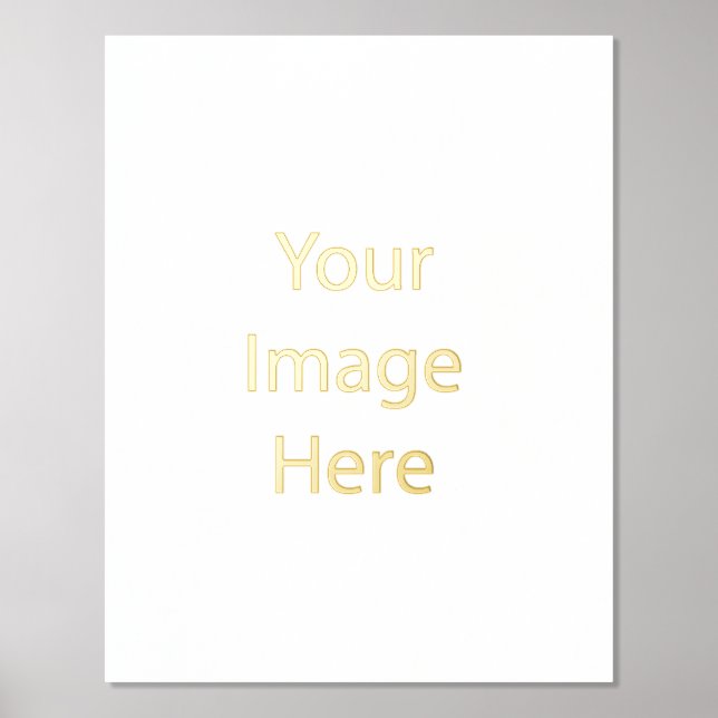 Impression avec dorure, Taille: 11" x 14", Couleur de la dorure: Or, effet matifiant: Aucun (Recto)