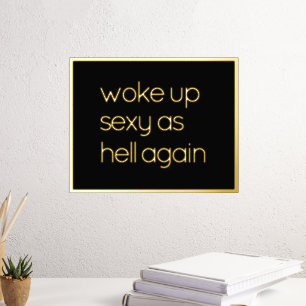 Impressions Dorure Croyez Drôle En Vous-Même Citer Les Imprimantes Go