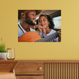 Impressions Dorure Famille classique Monogramme Photo et nom