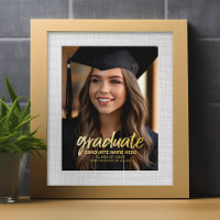 Félicitations Diplômé - Photo du Parti - Texte dan